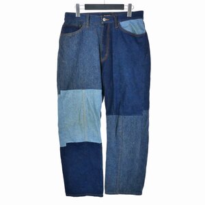 エクストララージ X-LARGE 22AW Patch work denim pant パッチワーク デニムパンツ ジーンズ 34 インディゴ 101223031009 メンズ