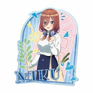 グッズ　中野三玖　ただいま　トラベルステッカー　五等分の花嫁∽　ごとよめ　ユポ　マットPP加工　耐水性　耐候性