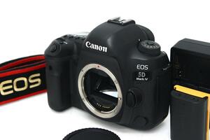 美品｜キヤノン EOS 5D Mark IV ボディ CA01-M1556-2Q1B Canon 一眼レフ EFマウント マーク4 mk4 本体 中古