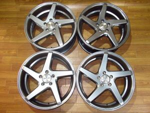 ニューイング アルピールNEWING ALPIL SK-Ⅱ7.5J-18 off+48 pcd112/5H １８インチアルミホイール４本 BMW F48 X1/F39 X2/F45/F46 2シリーズ