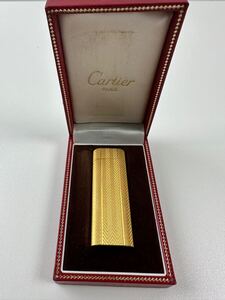 【1/10EL】 Cartier カルティエ ガスライター ライター 箱付 着火未確認