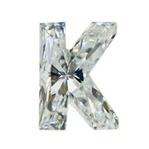 ダイヤモンド！アルファベットKの形！ Fカラー VS1/0.391ct/RT1860/CGL