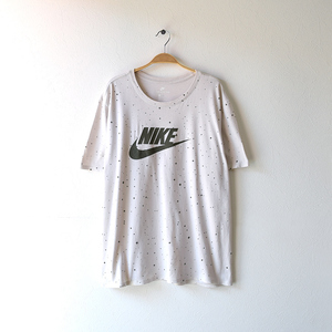 【送料無料】ナイキ スポーツ ロゴ 半袖 総柄 Tシャツ NIKE メンズXXL ビッグサイズ BB0033