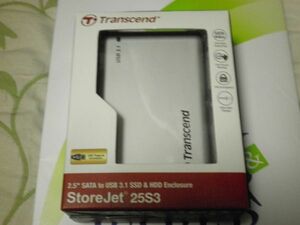 Transcend StoreJet 25S3 USB3.0 ALUMINUIM COTE SSD/HDD CASETS0GSJ25S3