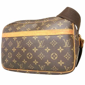 【1円～】 ルイヴィトン LOUIS VUITTON バッグ ショルダーバッグ リポーターPM M45254 SP0061 モノグラム PVC レザー ブラウン 中古