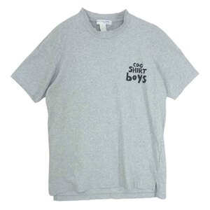 コムデギャルソンシャツボーイズ COMME des GARCONS SHIRT BOYS S25928 Jersey Plain コットン ロゴ プリント Tシャツ【中古】