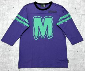 MAGICAL MOSH MISFITS フットボール Tシャツ ナンバリング風　　マジカルモッシュミスフィッツ 五分袖 七分袖 半袖 トリム リンガー 柳9621