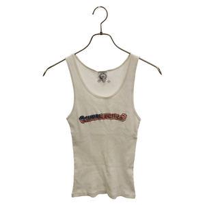 CHROME HEARTS クロムハーツ USA LOGO Tank Top USAスクロールロゴ タンクトップ ホワイト