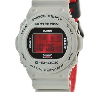 【3年保証】 カシオ G-SHOCK × Sneaker Freaker × STANCE コラボ DW-5700SF-1JR クォーツ デジタル 防水 赤 クオーツ メンズ 腕時計