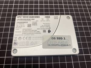 *0744-0528 -1 動作保証 intel 240GB - SSD - SATA 6Gb/s - SSD DC S4500 Series / SSDSC2KB240G7 - 2.5インチ 発送サイズ:A