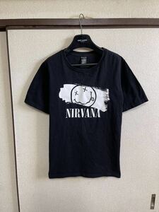 【即決】【送料最安360円】 NUMBER NINE ナンバーナイン NIRVANA TEE Tシャツ カットソー 半袖 ニルヴァーナ BLACK ブラック 黒色