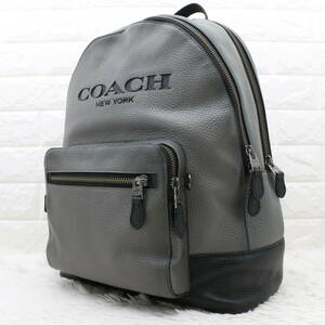 入手困難 コーチ COACH リュック バックパック カットアウト ロゴ F49128 レザー 本革 大容量 A4収納可 メンズ レディース ビジネス 通勤