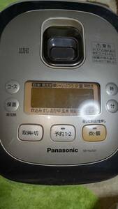 ☆Panasonic IH炊飯器 SR-HA101 5.5合炊き リチウム電池キレ　内がまキズあり 安心出品者送料持ち☆