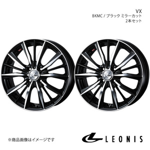 LEONIS/VX デミオ DE系 純正タイヤサイズ(195/40-17) アルミホイール2本セット【17×7.0J 4-100 INSET45 BKMC】0033256×2