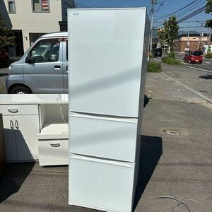 極美品 TOSHIBA 東芝 VEGETA 363L 3ドア冷蔵庫 GR-R36SXV 2019年製 自動製氷機能付き ベジータ