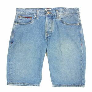 ◆TOMMY HILFIGER トミーヒルフィガー RONNIE ハーフ デニム パンツ ジーンズ メンズ 春夏物 1円スタート