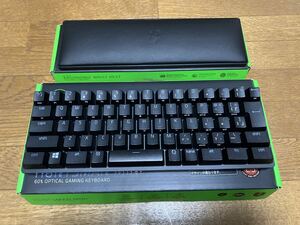 RAZER Huntsman Mini 日本語版 赤軸 ゲーミングキーボード 60% RAZER ERGONOMIC WRIST REST セット