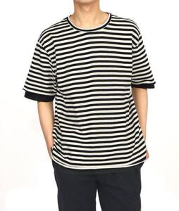 定価22000円 PAUL SMITH ボーダーフェイクレイヤードTシャツ 半袖Tシャツ ボーダー