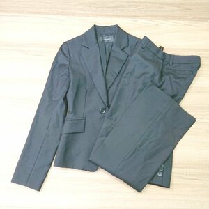 ◇ INTERPLANET インタープラネット 総裏 フォーマル 入学式 卒業式 S パンツスーツ サイズ36 ブラック レディース E