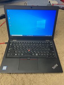 Lenovo ThinkPad L390 13.3型 Core i3-8145U 2.10GHz/メモリ：4GB/SSD128G アダプター＋バッテリー無し