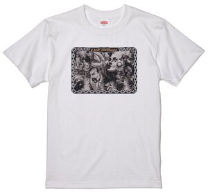 オールドスクール ★ ローライダー Tシャツ MT10 白 アメ車 ミューラル ギャング メキシカン チカーノ ボム ハイドロ カスタム 旧車