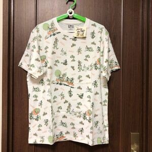 ミッキー　アロハ　Tシャツ ユニクロ　XL 未使用　Tシャツ　ミッキーマウス　半袖Tシャツ キャラクターグッズ 総柄