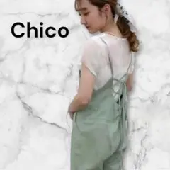 週末セール‼️タグ付き【Chico】チコキャミ　サロペット　ミント　F  即日配送