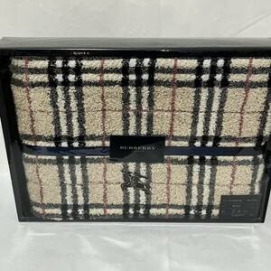 美品未使用　BURBERRY LONDON バーバリーロンドン　ノバチェックキャメル　バスタオル 60×120cm 西川産業 