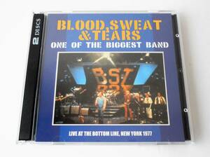 BLOOD, SWEAT＆TEARS ブラッド、スウェット＆ティアーズ／ONE OF THE BIGGEST BAND＜コレクターズ2CD＞Live at The Bottom Line 1977 　