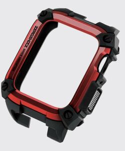 ELECOM エレコム Apple Watch用ZEROSHOCKケース(44mm) AW-44CSZERORD レッド 本体カバー