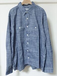 24SS Engineered Garments エンジニアードガーメンツ Work Shirt Cotton Slab コットン スラブ ワーク シャツ XL