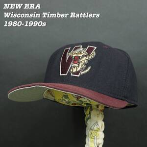 NEW ERA Wisconsin Timber Rattlers CAP 1980s 1990s Vintage ニューエラ 帽子 キャップ 1980年代 1990年代 ヴィンテージ アメリカ製