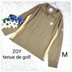 ZOY tenue de golf ゴルフウェア 襟付き ニット セーター M