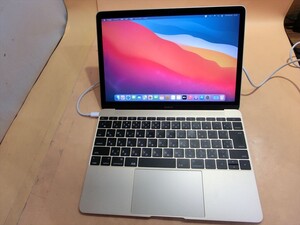 T【テ6-10】【60サイズ】▲MacBook Early 2015 Retina ノートパソコン/PC/通電可/ジャンク/※傷・汚れ有