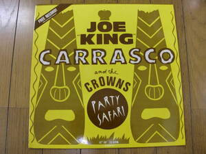 【レコード】JOE KING CARRASCO & THE CROWNS / PARTY SAFARI 1981 HANNIBAL HNEP3301 4曲入り12インチEP 33RPM TEXMEX 