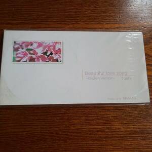 TOSHI / Beautiful love Song -English Version- LIDT-0002 8cmCD 新品未開封送料込み X JAPAN