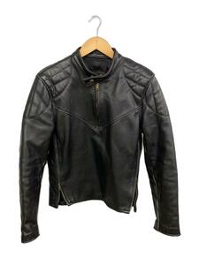 protech/PROTECH LEATHER APPAREL/36/レザー/BLK/無地