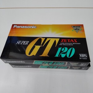 【長期保管】【未開封】 Panasonicビデオテープ NV-T120XGT 2個セット