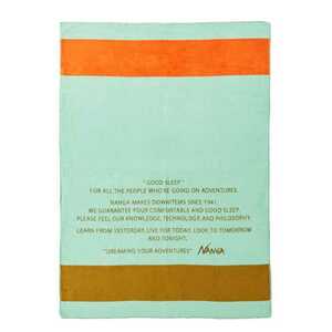 ナンガ グッドスリープボーダーコットンブランケット シングル ミント #N1LLMIS4-MINT GOOD SLEEP BORDER COTTON BLANKET S NANGA 未使用