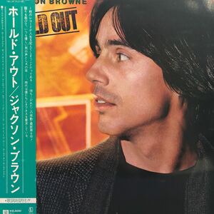 c帯付LP Jackson Browne ジャクソン・ブラウン ホールド・アウト HOLD OUT レコード 5点以上落札で送料無料