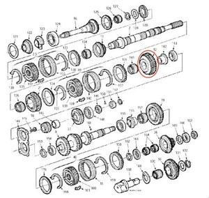 フォード マツダ製 M5R2 5速 マニュアル トランスミッション 1速 スピード ギア本体 Ford MT パーツ F150 E150 トラック バン ブロンコ