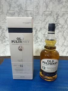 未開封　OLD PULTENEY 12 オールドプルトニー　 ウイスキー　スコットランド　700ml シングルモルト　スコッチウイスキー　箱あり　洋酒