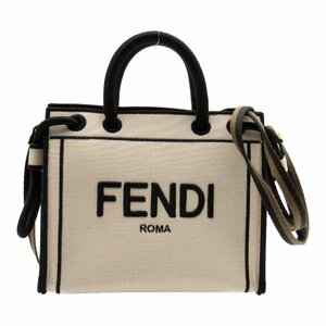 フェンディ 2wayショルダー バッグ ブランドオフ FENDI キャンバス 2wayショルダーバッグ キャンバス 中古 レディース