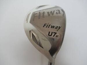 ★Golf Planner ゴルフプランナー Fitway ユーティリティ U7 21° 純正カーボンシャフト F821　★レア★激安★中古★　★