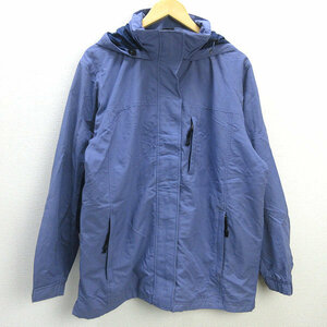 G■エルエルビーン/L.L.bean ナイロンアウトドアジャケット【L】紫系/LADIES/349【中古】■