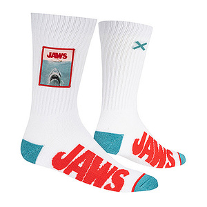 ODD　SOX　映画　ジョーズ　ソックス　（JAWS PATCH）　靴下　8-12　（26～30cm）　オッドソックス　■　アメリカン雑貨　アメリカ雑貨