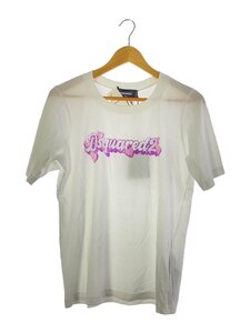 DSQUARED2◆Tシャツ/XS/コットン/WHT/S72GD0519