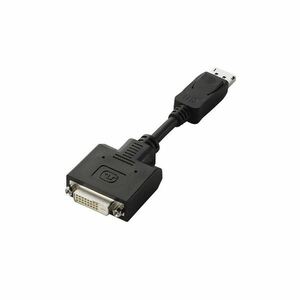 【新品】(まとめ) エレコムDisplayPort-DVI変換アダプタ ディスプレイポートオス-DVI D24pinメス ブラック AD-DPDBK1