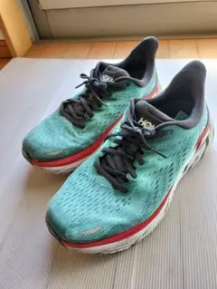 HOKA　ホカ　クリフトン　ランニングシューズ　　27cm 色セルリアンブルー