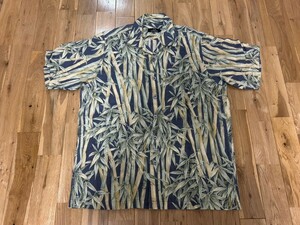 高級品 JIM THOMPSON ジムトンプソン リネンシャツ サイズL アロハシャツ 古着